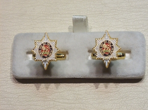 Worcestershire Regiment enamelled cufflinks - Click Image to Close